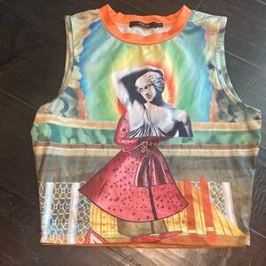 Women’s crop fashion tank